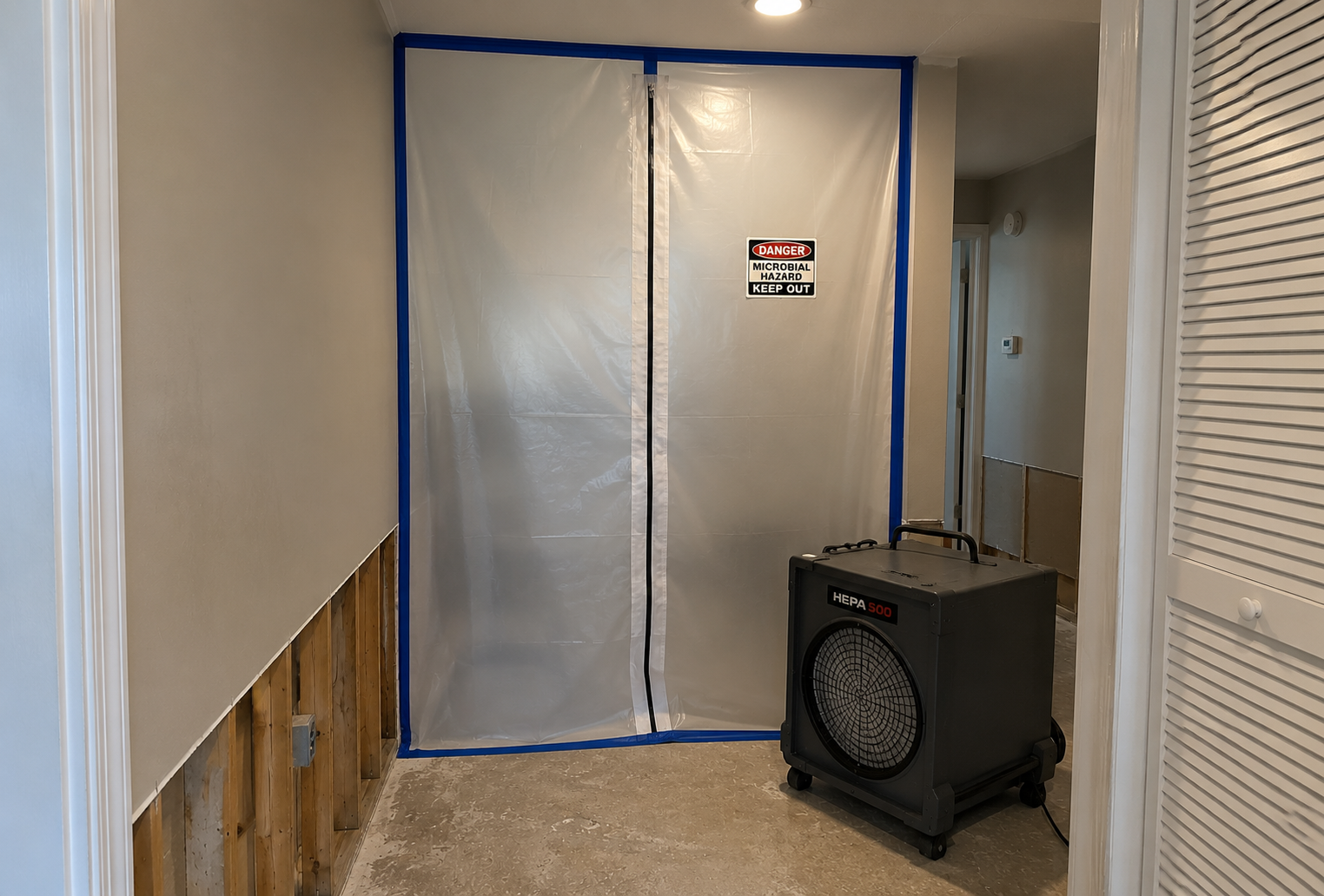 Remediación de moho